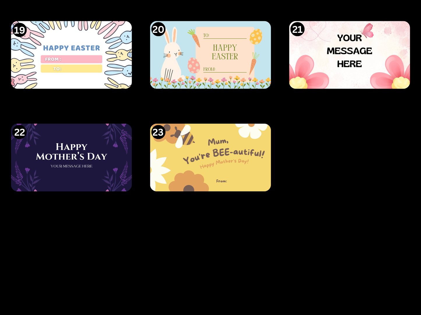 Letterbox Sweets