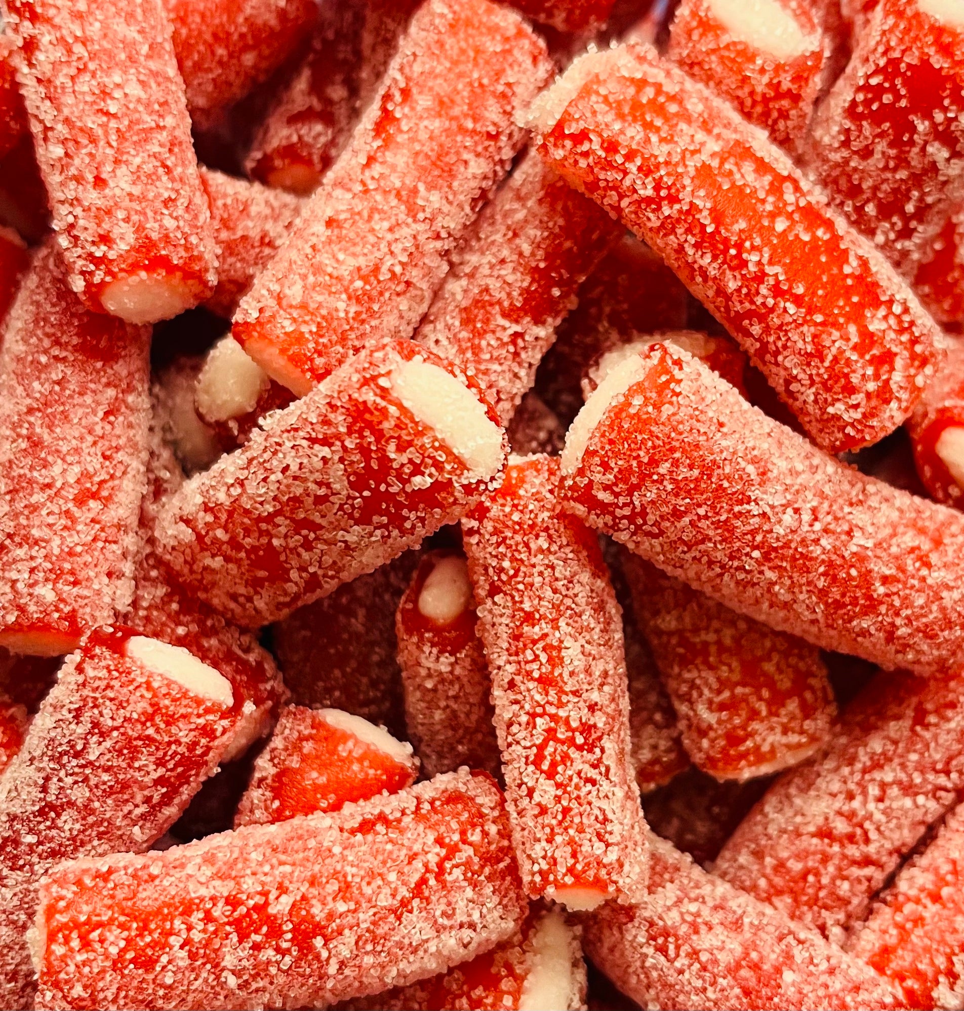 Sour Strawberry Pencil Bites Thesweetyshed