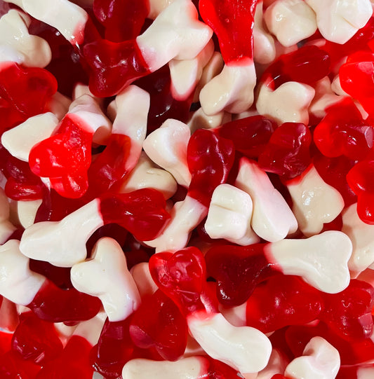 Gummy Bones, Strawberry flavour jelly sweets