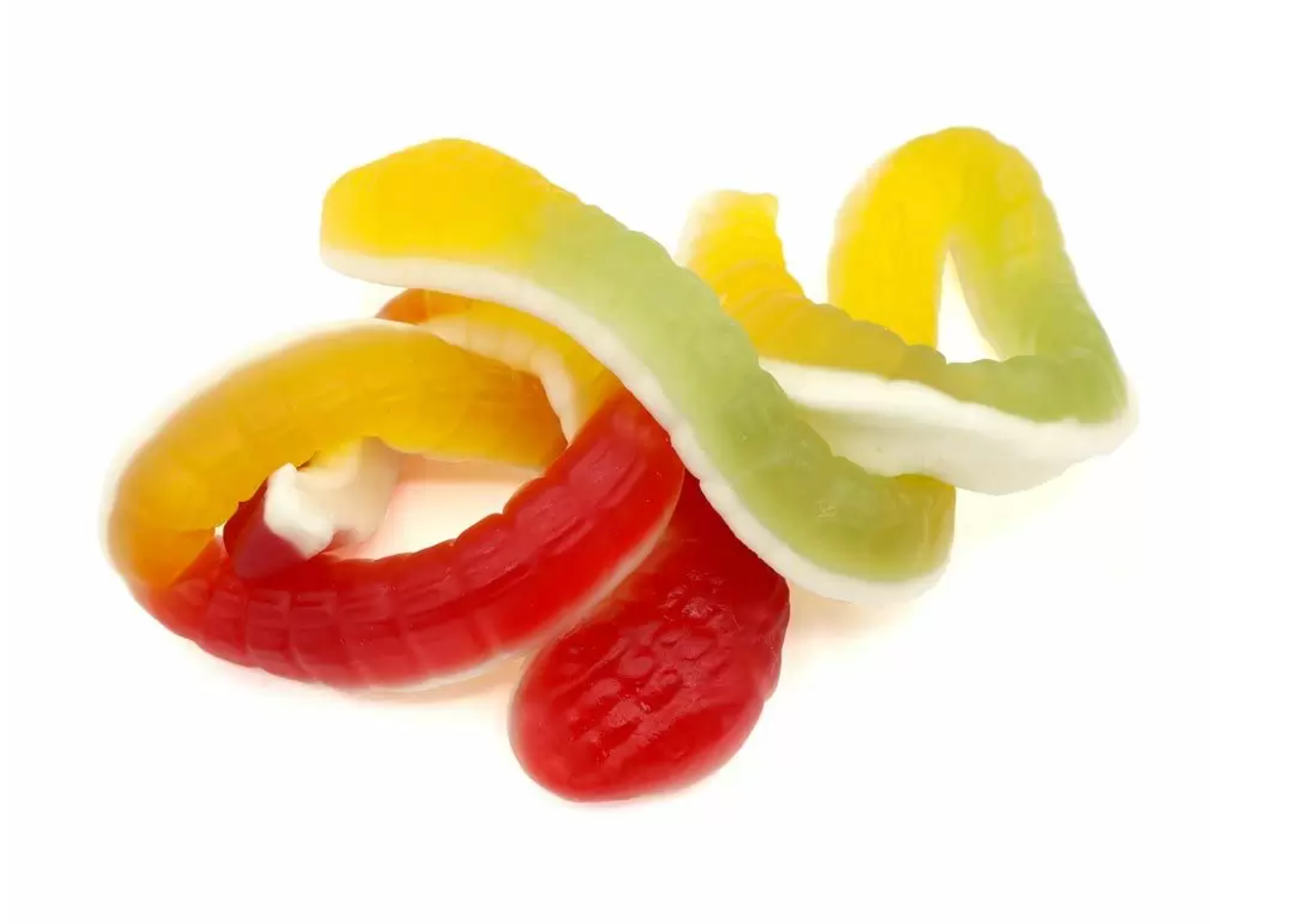 Gummy Pythons, large fruit flavour jelly sweets